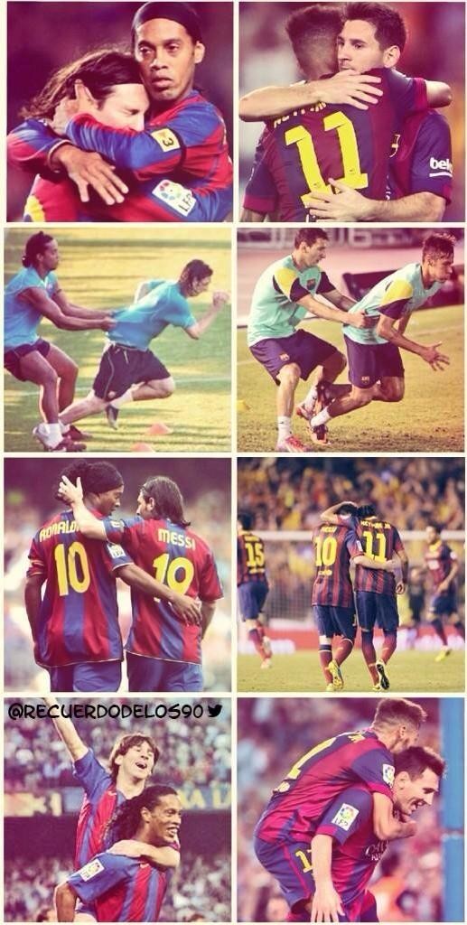 messi ronaldinho neymar